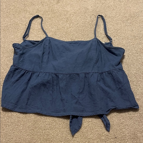 Tops - Women's Blue Sleeveless Top